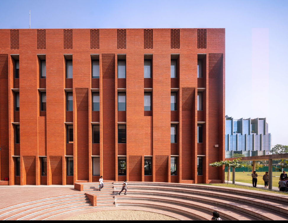 Climate-responsive brick architecture